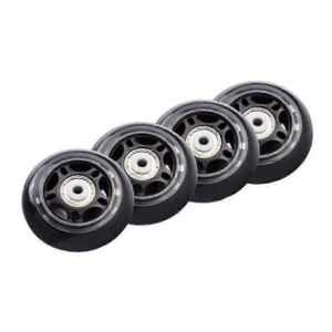 Lot De 4 Patins À Roulettes Non Clignotants, Roues De Patins 70 X 24 Mm, Roulements, Accessoires De Patins Non Clignotants - Neuf