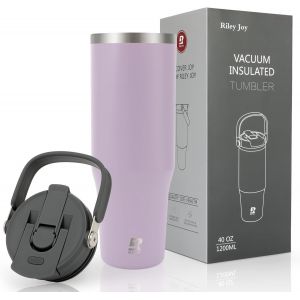 Eryi-Gourde Isotherme 2.0 - Travel Mug Isotherme 1.2l - Gobelet Avec Paille Poignée, Thermos Café Pour Chaud Ou Glacé En Acier Inoxydable Sans Bpa Pour Voyage Camping - Neuf