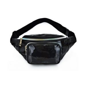 Sac banane holographique &iquest; Sac banane imperm&eacute;able et ajustable pour festivals, course &agrave; pied et style de vie actif &iquest; Accessoire &eacute;l&eacute;gant et fonctionnel - Neuf