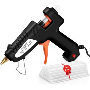 Chenquansarl-150w Pistolet À Colle C , 40 Pcs Bâtons 11mm*150mm,Chauffage Rapide Et Sûr Anti-Goutte Pour Réparation, Artisanat, Diy, Maison, Bricolage, Bureau - Neuf