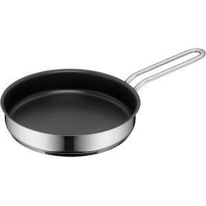 Subzonal-Mini Po&ecirc;le &Agrave; Frire En Acier Inoxydable Cromargan Poli &Agrave; Induction, Empilable, Id&eacute;ale Pour Les Petites Portions Ou Une Seule Personne. - Neuf