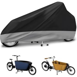 Subzonal-Housse De Protection Pour V&eacute;lo Cargo En Tissu Oxford 420d - Imperm&eacute;able, R&eacute;sistant Aux Uv, Ind&eacute;chirable, 285 * 65 * 115 Cm - Neuf