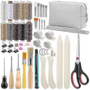 65 Pcs Kit De Reliure Bookbinding Matriaux Bone Folder Kit Doutils Pour Dbutants Reliure Supplie - Neuf