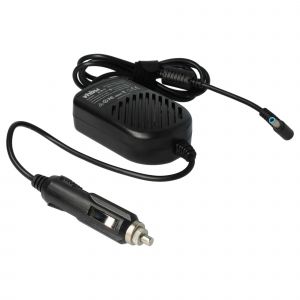 Vhbw Chargeur Allume-Cigare Remplacement Pour Hp 710412-001, 709985-002, 714657-001, 714159-001 Pour Ordinateur Portable - Chargeur 12v Noir 3.34 A - Neuf