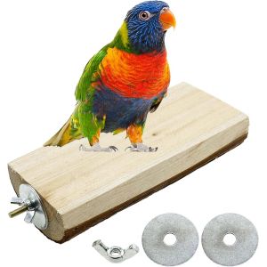 3 Pcs Perchoirs Naturels Pour Oiseaux,Perroquet Perchoirs Bois,Oiseau Perche Perroquet Supporter,Perchoirs &Agrave; Oiseaux Pour Accessoires De Cage &Agrave; Oiseaux Perruche Canari - Neuf