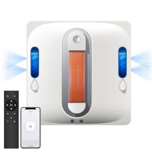 Liectroux S11 Robot lave-vitres, aspiration puissante de 8000 Pa, jet d&#39;eau automatique à 4 directions, navigation intelligente, application et télécommande Tuya, instructions vocales - Neuf