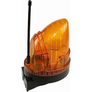 Promotion hivernale,Feu clignotant et accessoires pour la motorisation,Portail clignotant 220V Universel avec Antenne Clignotant Dispositif de signalisation LED,lumière de balise - Neuf