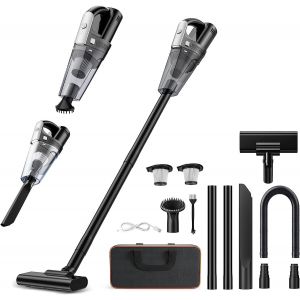 Aspirateur &agrave; Main sans Fil Puissant 7500-10000Pa, Aspirateur Voiture Puissant avec Filtre HEPA Lavable, pour Poils d'animaux,Cuisine,Bureau,Voiture - Neuf