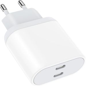 KALANKA-Prise USB C, 25W Chargeur Rapide Replacement for iPhone 16/16 Pro/16 Pro Max/16 Plus/15/14/13/12/11/SE 2020/X/XS/XR, USBC Type C Secteur Alimentation Adaptateur de Charge - Neuf