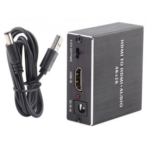 Convertisseur separateur audio HDMI 4K x 2K, extracteur, HDMI vers HDMI + SPDIF + sortie audio 3,5 mm - Neuf