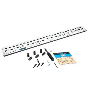 Gabarit de per&ccedil;age universel pour le per&ccedil;age de surface 900 mm Norme europ&eacute;enne 32 mm incluant 100 goujons MW-Tech IAP900S - Neuf