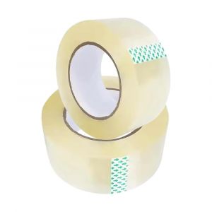 Lot de 2 rouleaux de ruban adhésif transparent pour emballage 48 mmx66 m|54 microns|Idéal comme ruban adhésif transparent pour colis,ruban adhésif d'emballage solide et robuste - Neuf