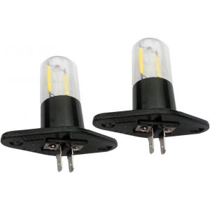 Kal-Led Z187 Four À Micro-Ondes Ampoule Droite T170 Ampoule À Filament 240v 1.5w Lumière Du Jour Équivalent 20w Lampe Pour Lg Sharp Midea Réfrigérateur Électrique Hotte De Cuisine 2 Pack - Neuf