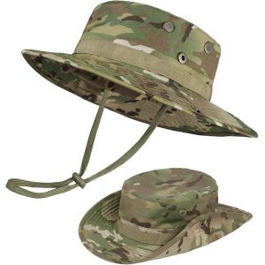 Meimie-Chapeau Camouflage Homme Anti-Uv Léger - Chapeau De Soleil Large Bord Pliable Unisexe Pour Randonnée, Pêche, Moto - Ajustable (54-62 Cm) - Cadeau Sport Outdoor Tactique - Neuf