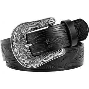 Tzf-Ceinture Western Vintage Avec Boucle Pour Homme Et Femme, Ceinture De Cowgirl, Ceinture Western, Cadeau Festif - Neuf