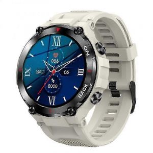 Montre connect&eacute;e GPS pour le sport en ext&eacute;rieur, bracelet de suivi d'activit&eacute; physique, autonomie ultra longue, surveillance de la sant&eacute;.gris blanc - Neuf