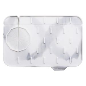 Tapis d'&eacute;vier double face avec protection anti-&eacute;claboussures, compatible lave-vaisselle - Neuf