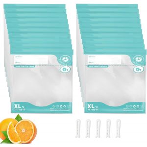 20 Sacs de Rangement pour Scellant sous Vide, 30&times;34cm Sacs s pour Scellant Alimentaire sous Vide, Id&eacute;al pour la Conservation des Aliments en Camping Vacuum fresh bag - Neuf