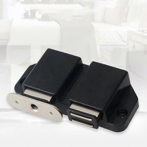 Magnétique double Touch porte attrape verrou automatique interrupteur à ressort pression pour armoire de cuisine Doux Silencieux Fermer Plus Fermer Porte Stop - Neuf