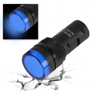 Lot de 20 voyants LED 12 V, avertissement, alarme, voyant d'urgence, bleu - Neuf