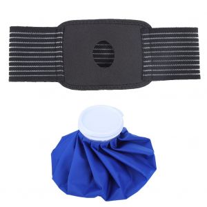 Sac De Compression De Glace Pour Le Sport, Soulagement De La Douleur En Cas D'entorse, Sac De Glace, Ensemble De Bandages De Fixation Pour Genou - Neuf