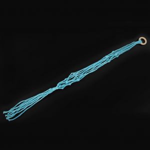 HJLIAN Support de pot de fleurs fait a la main, panier suspendu en corde, decoration murale - Neuf