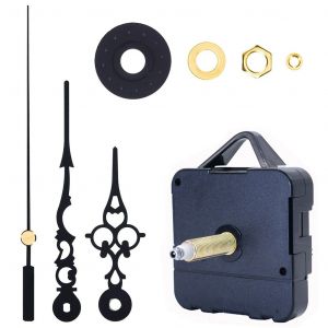 Mécanismes d'horloge à quartz silencieux à couple élevé avec aiguilles alimentées par batterie, pièces de rechange pour mécanisme d'horloge murale, kits de réparation d'horloge à faire soi-même - Neuf