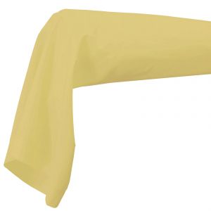 Taie De Traversin Unie En 100% Coton - Neuf