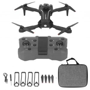 Drone Telecommande K9 Avec Camera 4k 1080p Et Mode Sans Tete Pliable, Evitement D'obstacles, Noir, Une Seule Batterie - Neuf