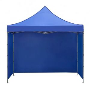 Pavillon Commercial 300x300 Cm Tente De Jardin Et De March&eacute;, Bleu Marine - Neuf