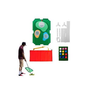 Jeu De Golf Portable Avec Filet Cible Et Accessoires - Neuf