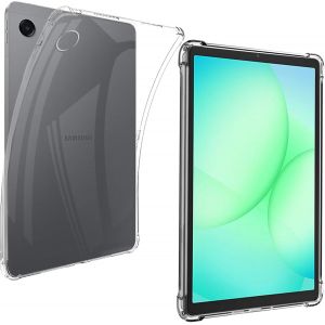 LORANKA-Coque pour Samsung Galaxy Tab A11/Tab A9 8,7"", l&eacute;g&egrave;re, souple, souple, renforc&eacute;e en TPU, protection contre les chutes, antichoc et anti-rayures - Transparent - Neuf