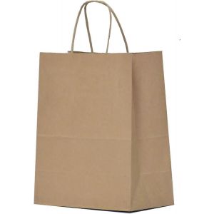 Papier Kraft Sacs-Cadeaux avec des Poign&eacute;es De 25 Sacs - Neuf