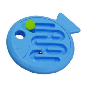 Le Jeu De Soci&eacute;t&eacute; Maze Am&eacute;liore La Motricit&eacute; Fine Et Offre Des D&eacute;fis Logiques Agr&eacute;ables Pour Les Enfants D'&acirc;ge Pr&eacute;scolaire De Couleur Bleue.-Bleu - Neuf