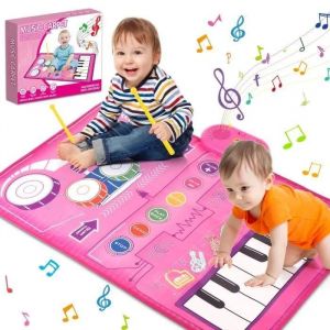 Tapis Musical B&eacute;b&eacute; Acelife Tapis de Danse Enfant 80x50cm Tapis de Jeu Musique Piano pour Enfant - Neuf