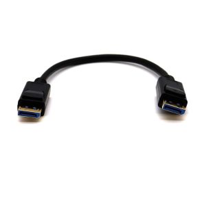 WQD-Câble DisplayPort 1.4 8K plaqué or 8K @ 60Hz 4K @ 120Hz DisplayPort vers DisplayPort DP mâle vers mâle pour appareils 3D HDR (M à M) - Neuf