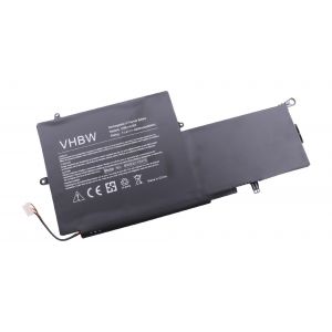 vhbw batterie compatible avec HP Spectre x360 13-4105ng(K3D44EA), x360 13-4106nf(P1Q61EA) laptop (4900mAh, 11,4V, Li-Polymère, noir) - Neuf