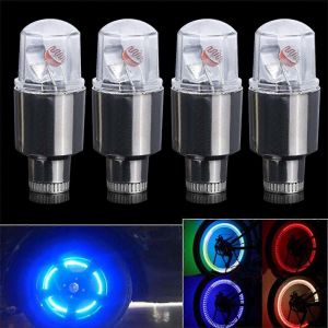 Led Flash Pneu Lumi&egrave;re &Eacute;tanche 12v Universel D&eacute;coratif De Roue Valve Tige Lampe Pour Voiture V&eacute;lo Motoblue - Neuf