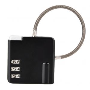 Cadenas a code TSA 529B, 3 paires, avec mot de passe, en acier, pour valises et bagages - Neuf