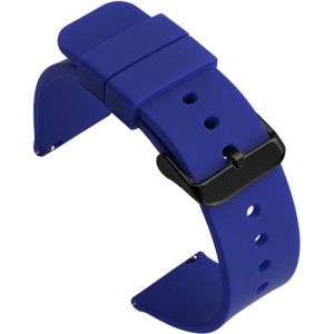 Kal-Silicone 14mm 16mm 18mm Bracelet De Montre En Silicone, Dégagement Rapide Replacement Bande - Neuf
