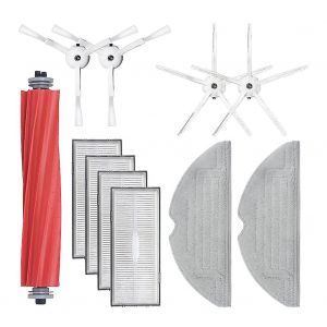 11 accessoires pour Roborock, brosse latérale principale, chiffon de nettoyage, filtre Hepa - Neuf