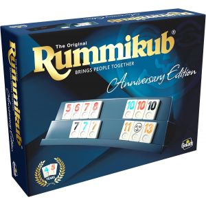 PLAY-Rummikub-Edición Aniversario (45 Años)-Juego De Mesa Para Niños Y Adultos A Partir De 7 Años-Edición Familiar De Lujo Para 2 A 4 Jugadores-Conjunto Completo Con 106 Fichas-20 A 40 Min - Neuf