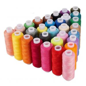 30 Bobine De Fil À Coudre,250 Verges Chacun Assorti Bobine Fils À Coudre Bobines De Assor Coloré - Neuf