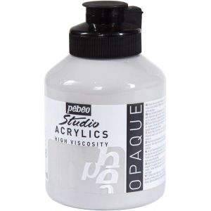 Acrylique Fine Studio Acrylics - Peinture Acrylique Gris - Gris Neutre - 500 Ml - Neuf