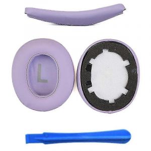 Pour JBL TUNE 700BT / 710BT casque coussinets d'oreille en cuir protéiné + mini pied-de-biche + manchon de faisceau de tête - Neuf