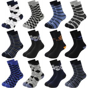 Chaussettes Enfants Garçons Filles Chaussettes De Sport Football Coton Unisexe Chaussettes Colorées Chaussettes De Compression Enfants Respirantes Chaussettes De Tennis 12 Paires.[C1428] - Neuf