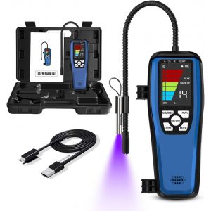 Ald-200 Pompe Chauffée Détecteur De Fuite De Réfrigérant Pour Pompes À Chaleur,Détecteur De Fuite De Fréon Détecte R22,R134A,R415B,R417A Cfc Hcfc Hfc Hc Hfo Détecteur De Fuite Cvc - Neuf