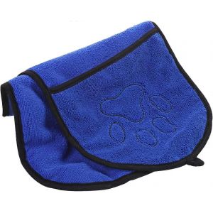 Serviette Pour Chien Super Absorbante,Serviette De Bain En Microfibre À Séchage Rapide Pour Chiens - Neuf