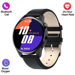 Montre De Sport Intelligente &Eacute;tanche Pour Homme, Bande D'Acier, Appel Bluetooth, Fitness, Fr&eacute;quence Cardiaque, Xiaomi, Android, Ios.Belt Black. - Neuf