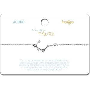 Eryi-, Bracelet Signe Du Zodiaque En Acier Inoxydable, Bracelet Horoscope Avec Zircone, Constellations Bijoux Astrologie Pour Femme - 12 Unités - Neuf